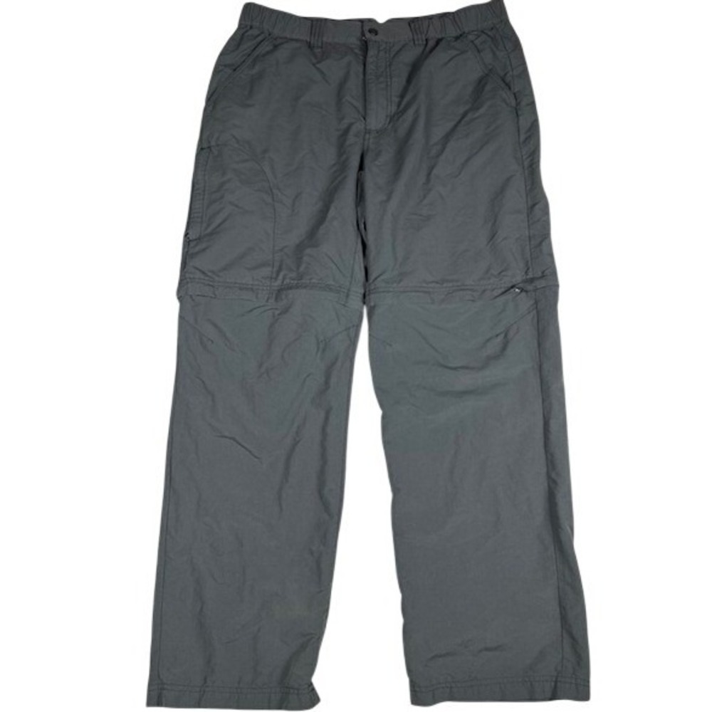 Koppen Convertible Cargo Pants Mens Large Charcoal‎ Grey Zip Off Hiking Outdoor